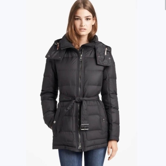 Burberry Brit Mareton Belted Down Coat - Picture 3 of 12